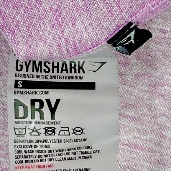 Gymshark Flex Butt Out High Waisted Leggings Sz S Pink Two Tone Athletic Workout - Picture 13 of 13